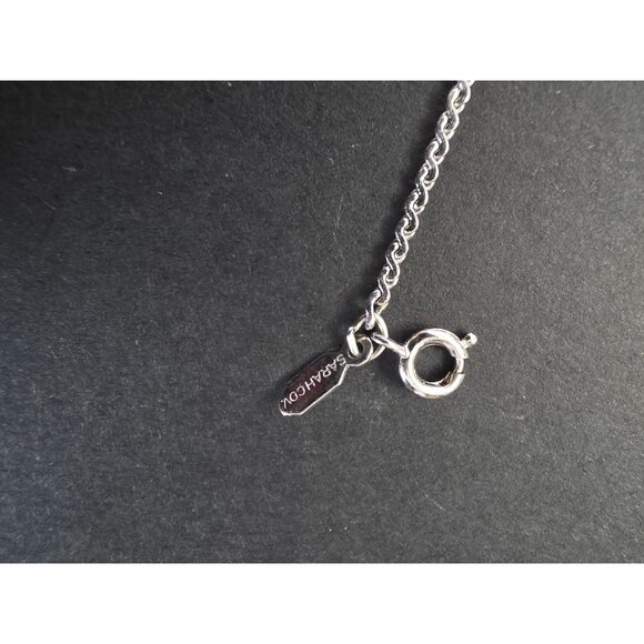 Vtg Sarah Coventry Silvertone Bracelet 8" - Picture 2 of 3